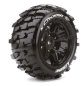 Preview: LOUT3349B X-CHAMP MFT-REIFEN SOFT AUF FELGE SCHWARZ 24MM (2) LOUISE FÜR TRX X-MAXX